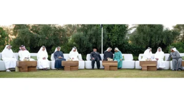 رئيس الدولة يستقبل حكام الإمارات احتفالا بشهر رمضان المبارك